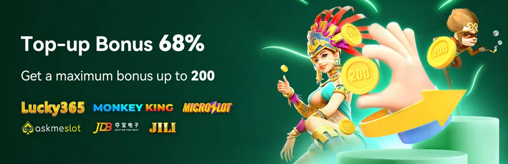 68% Top-Up Bonus